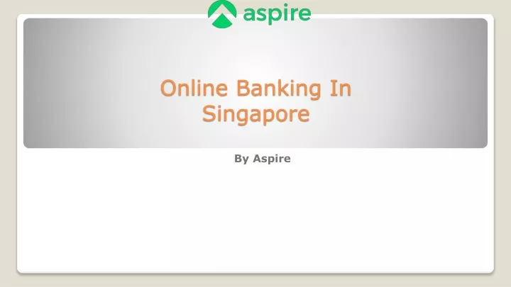 online banking in singapore