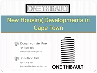 New Housing Developments in Cape Town