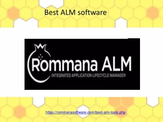 Best ALM software