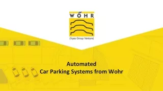 automated car parking systems from wohr