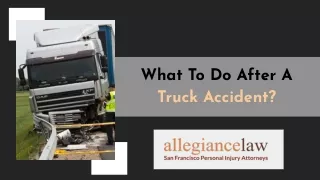 What To Do After A Truck Accident?