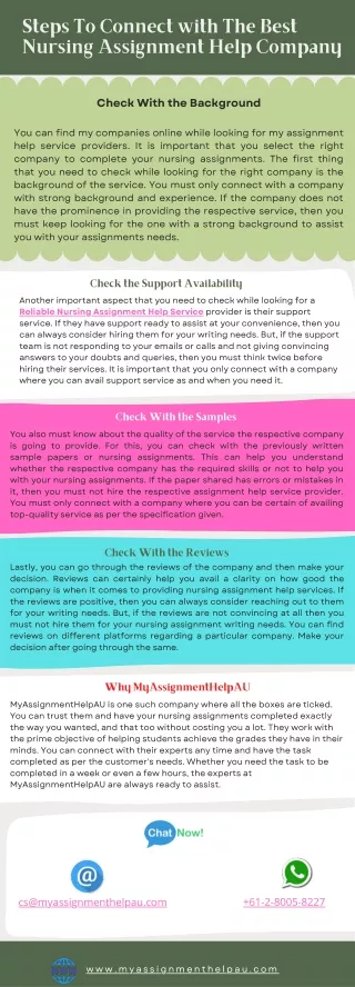 steps to connect with the b est n ursing