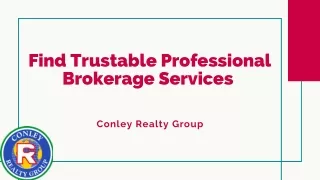 find trustable professional brokerage services