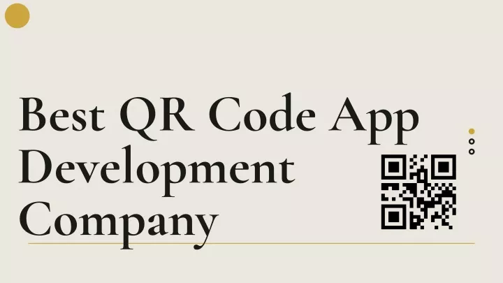 best qr code app development company