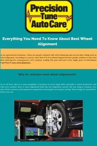 Everything You Need To Know About the best Wheel Alignment.