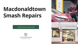 Macdonaldtown Smash Repairs - Camperdown Collison Center