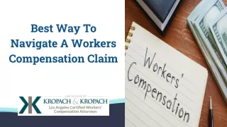 Best Way To Navigate A Workers Compensation Claim