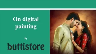on digital painting by