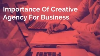 Importance Of Creative Agency For Business