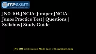 jn0 104 jncia juniper jncia junos practice test