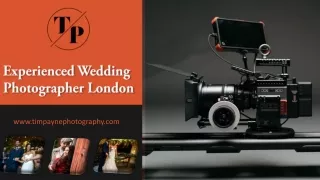 Experienced Wedding Photographer London