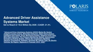 advanced driver assistance systems market set to reach 110 2 billion by 2026 cagr 21 4