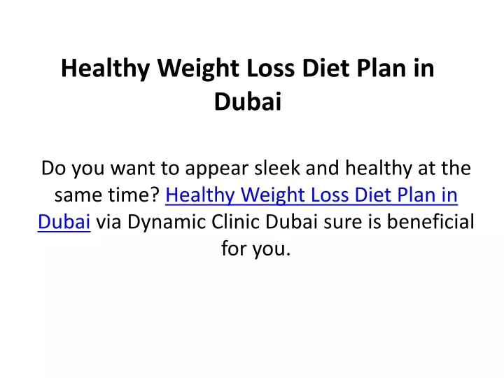 ppt-healthy-weight-loss-diet-plan-in-dubai-powerpoint-presentation