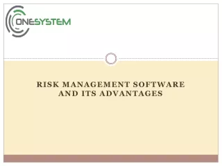 Risk Management Software And Its Advantages