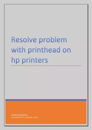 Fix HP Officejet pro 6830 problem with printhead