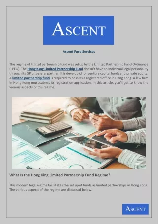 What is a Hong Kong limited partnership Fund ?