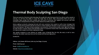 thermal body sculpting san diego