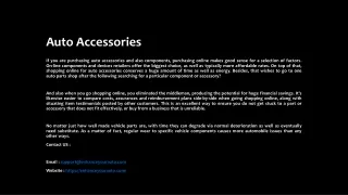 auto accessories