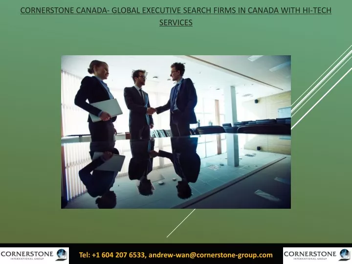 cornerstone canada global executive search firms