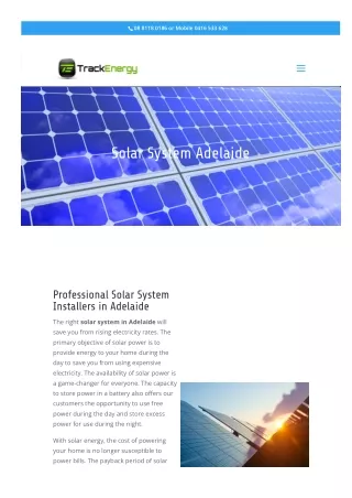 Solar System Adelaide