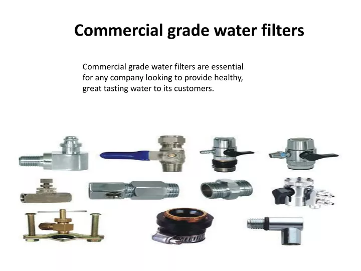 commercial grade water filters