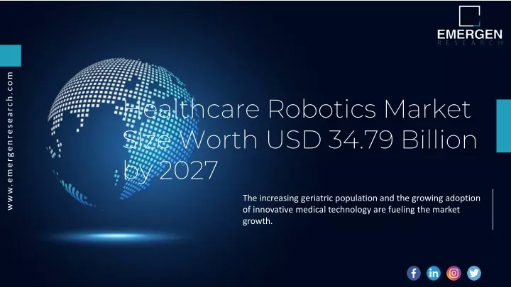 healthcare robotics market size worth