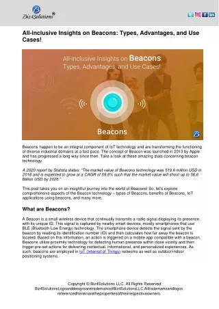 all inclusive insights on beacons types