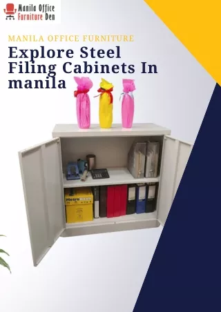Explore Steel Filing Cabinets In manila