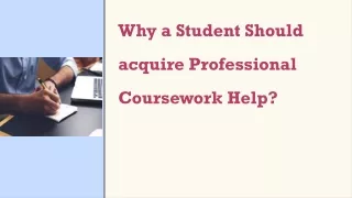 why a student should acquire professional