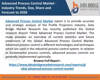 advanced process control market industry trends