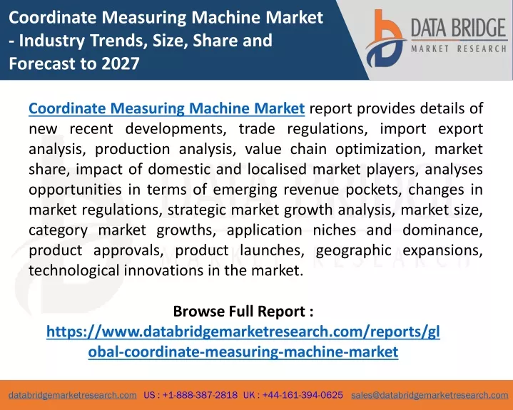 coordinate measuring machine market industry