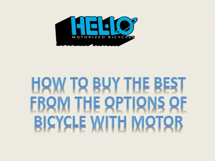 how to buy the best from the options of bicycle