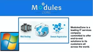 moduleszone is a leading it services company