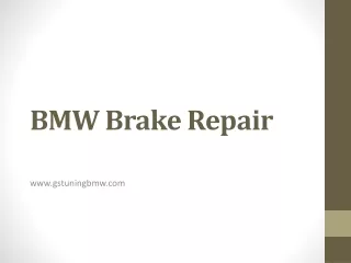 BMW Brake Repair