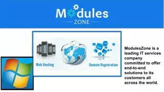 moduleszone is a leading it services company