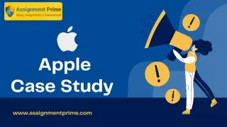 Apple Case Study Help
