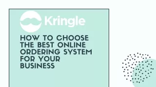 how to choose the best online ordering system