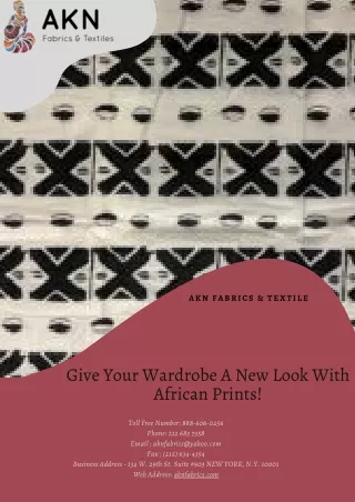 Amazing African Prints to Look Fabulous