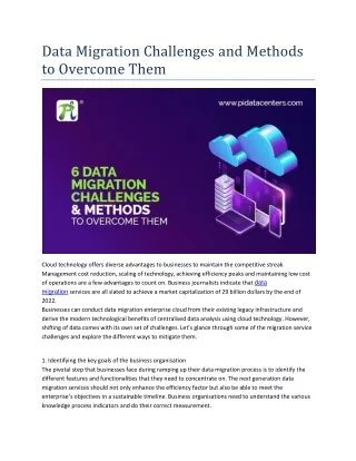 Data Migration Challenges and Methods to Overcome Them