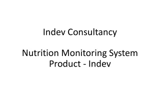 Nutrition Monitoring System Product - Indev
