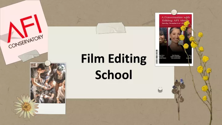 film editing school