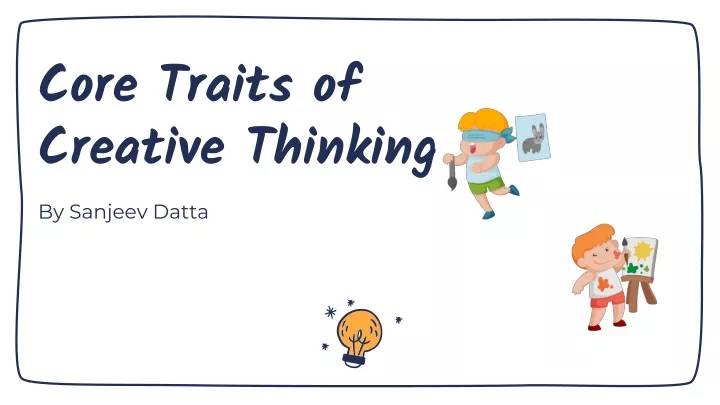 core traits of creative thinking