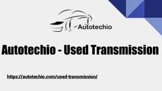 autotechio used transmission