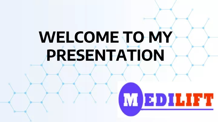 welcome to my presentation