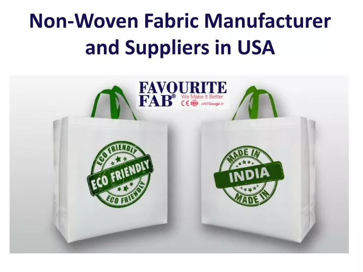 non woven fabric manufacturer and suppliers in usa