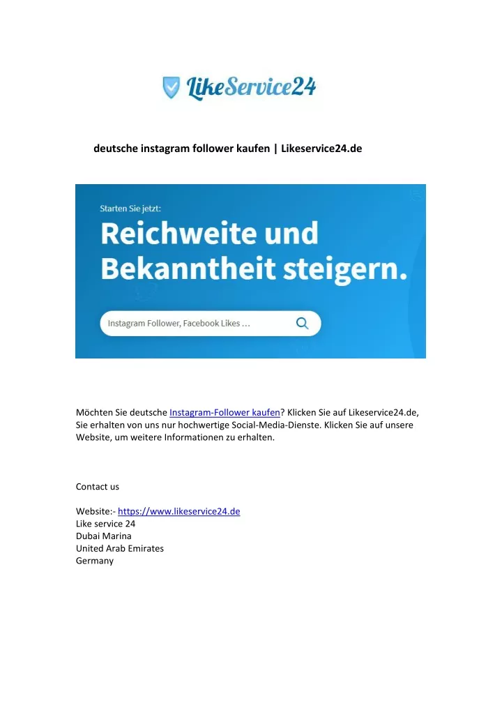 deutsche instagram follower kaufen likeservice24