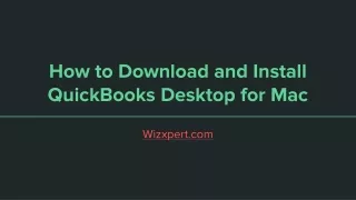 How to Download and Install QuickBooks Desktop for Mac