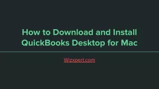 How to Download and Install QuickBooks Desktop for Mac