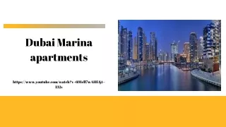 Dubai Marina apartments