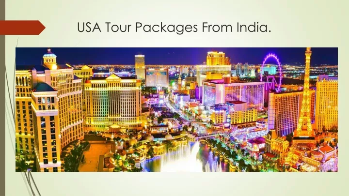 usa tour india